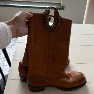 True Religion Brown Heeled Boots